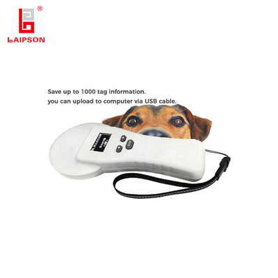 134.2khz FDX-B RFID Cattle Ear Tag Pet Chip Reader Microchip Handheld Reader Scanner For Farm