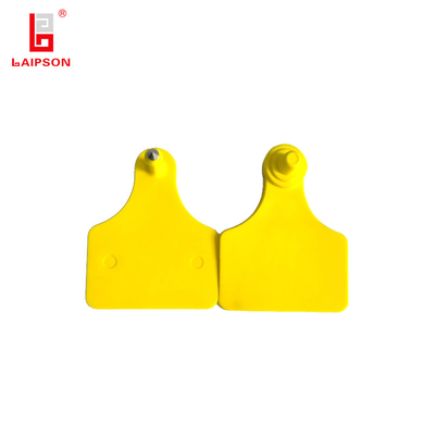 TPU Standard Size Livestock Ear Tags With Laser Engraving For Pig Sheep Cattle