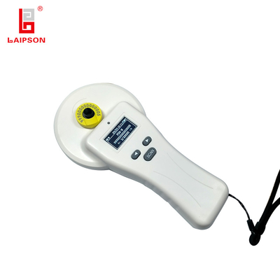 134.2Khz Handheld New White LF RFID Livestock Ear Tag Reader For Goat Cow Pig Farm