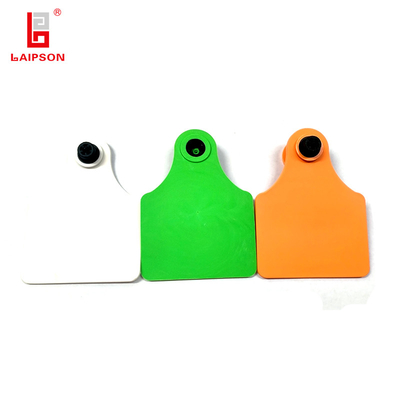 TPU 18000-6c Long Range UHF RFID Tamper-Proof Animal Ear Tags For Cattle Cow Farm Tracking