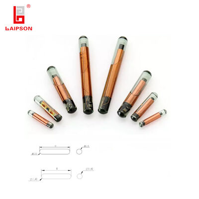 134.2khz Rfid Microchip 34mm Glass ID Tags For Airport Ground Lights Subway For Pet Dog