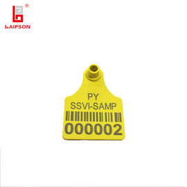Barcode Numbers TPU Livestock Ear Tags Laser Printed For Cattle Bovine Ranch