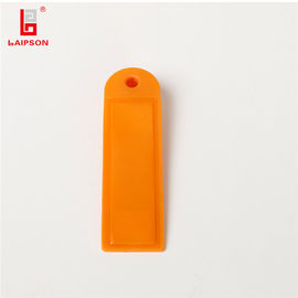 LAIPSON Reuse Rfid Animal Ear Tag Temperature Resistance For Cattle 98*28mm