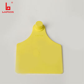 Closed Head Uhf Cattle Tags , Rfid Ear Tags For Cattle 860-960mhz ISO1800-6c