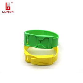 Yellow Colors TPE Identification Leg Band 375mm*30mm For Cattle / Sheep