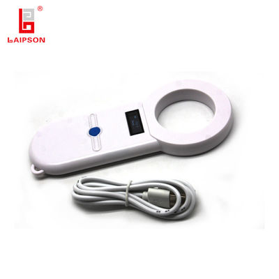 134.2khz FDX-B Handheld RFID Ear Tag Reader Microchip Scanner For Management