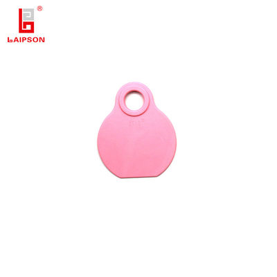 ISO9001 80mm Top TPU Medium Size Cattle Sheep Neck Tags With Laser Printing Number