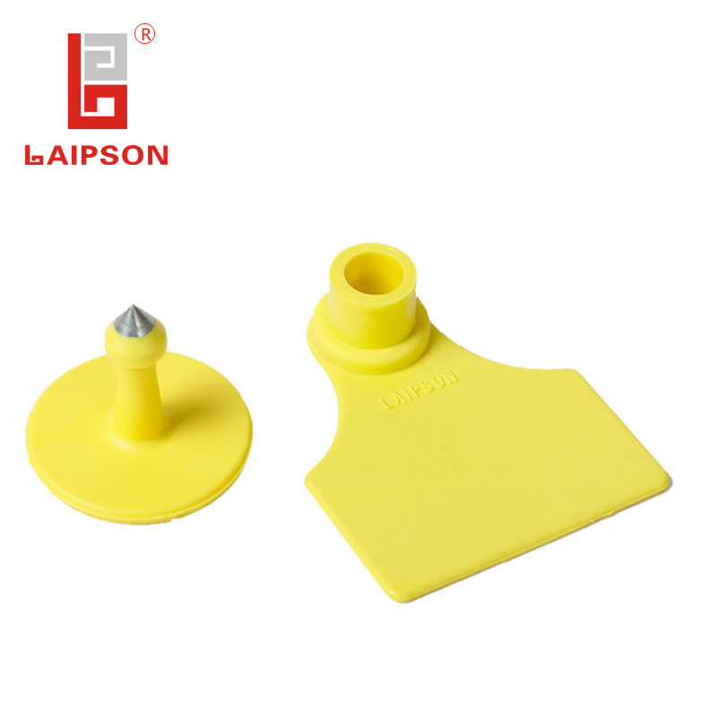 Durable Plastic Material Sheep Ear Tags Livestock RFID Tracking With ...