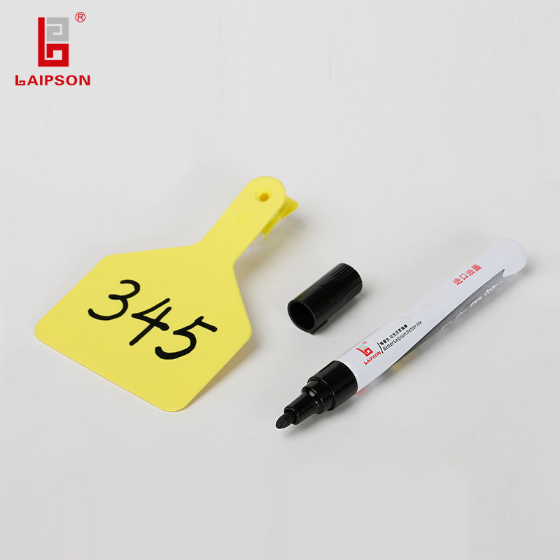 Black Ink Water Proof Cattle Ear Tag Marker Pen