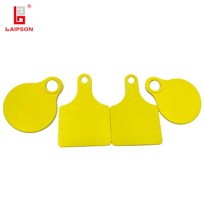 80mm Top TPU Medium Size Cattle Sheep Neck Tag With Laser Printing Number