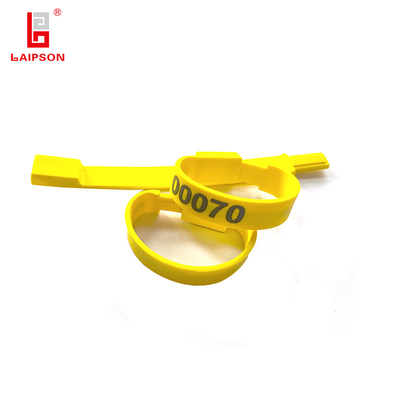 LAIPSON TPU UHF 860MHZ 127mm Sheep Goat Leg Tagging System In Plastic Leg Band For Management