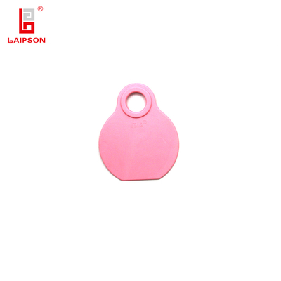 ISO9001 80mm Top TPU Medium Size Cattle goat Neck Tag With Laser Printing Numbers For Livestock