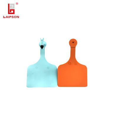 Large TOP TPU Material Cattle Ear Tag With Serial Number For Livestock Identification