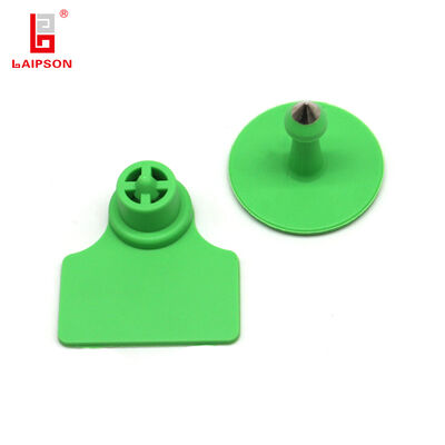 Durable Pig Ear Tags 34mm TPU Veterinary Visual Two Pieces Identification Tags Suitable for Pig Sheep