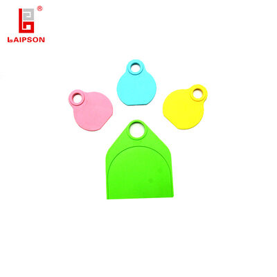 120mm Hanging TPU Cattle Cow Cattle Sheep Ostrich Neck Tag With Laser-Printed Barcode For Farm Tracking