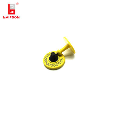860 to 960 MHz UHF Ear Tag Made from TPU Material with Excellent Longevity and Resistance to Cracking for Livestock Tracking
