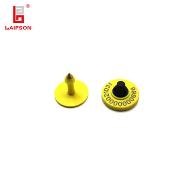 860 to 960 MHz UHF Ear Tag Made from TPU Material with Excellent Longevity and Resistance to Cracking for Livestock Tracking