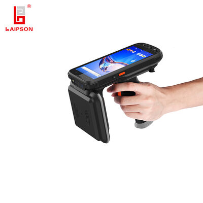 Animal Husbandry Equipment Wireless UHF RFID Reader with High Sensitivity Antenna for Accurate Livestock Ear Tag Scanning