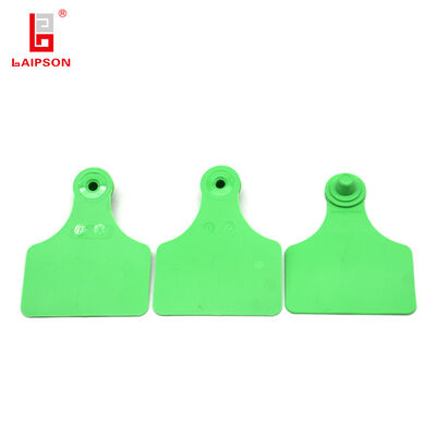 Durable Cattle Ear Tags with Laser Engraving Custom Numbers Logo and Bar Code Suitable for Farm Animals