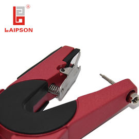 Stainless Aluminium Alloy Ear Tag Applicator Comfortable Handle For Sheep Cattle