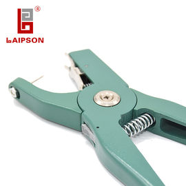 Stainless Green Sheep Cow Ear Tag Applicator Plier Provided 240mm X 50mm X 20mm