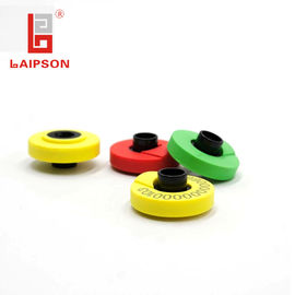 Customized RFID Button Ear Tags 134.2 KHZ Laser Printing EM4305 Chip