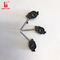 Black One Piece Cattle Sheep Ear Tag Applicator Pin Needle For Animal Ear Tags
