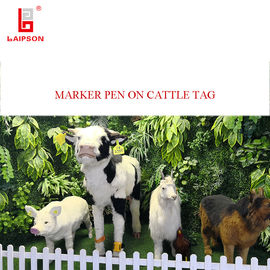 Permanent Animal Husbandry Ear Tag Marker Pen Clear Numbers Letters On Beef Tags