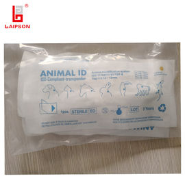 RFID Transponder Dog ID Chip Implant ,  Microchip Syringe RFID Injection FDX-B For Horses