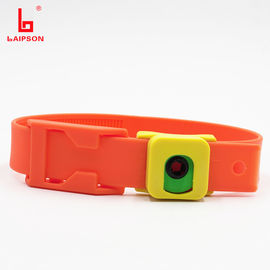 Yellow Soft Rfid Cow Cattle Leg Band Waterproof  720 Mm*30mm ISO9001