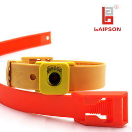 Colorful Plastic Orange Neck Collars For Cows Animal Identification Livestock Tracking