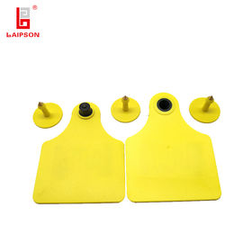 100mm Tamperproof Rfid Uhf Cattle Bovine Ear Tag With 6 Meters Range