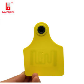 100mm Tamperproof Rfid Uhf Cattle Bovine Ear Tag With 6 Meters Range