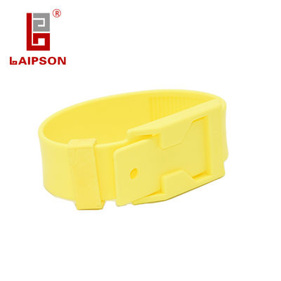 Yellow Tpu 375mm*30mm Sheep Rfid Leg Band