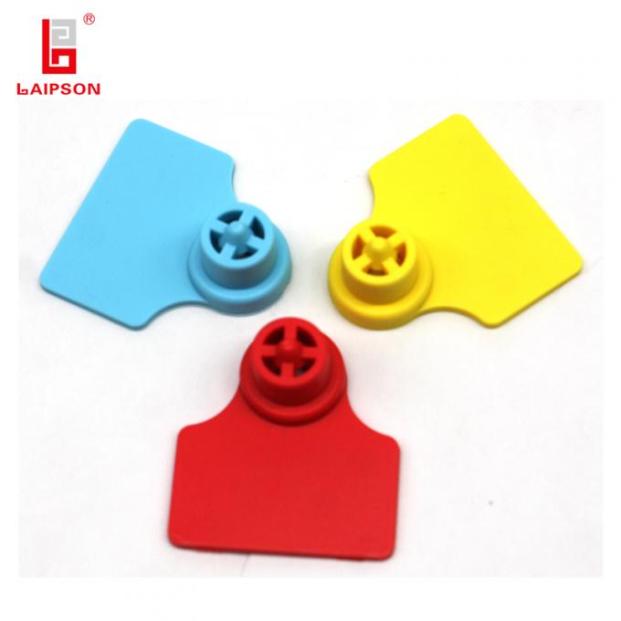 ISO14001 34*32mm Pig Ear Tags For Livestock Ranch Management
