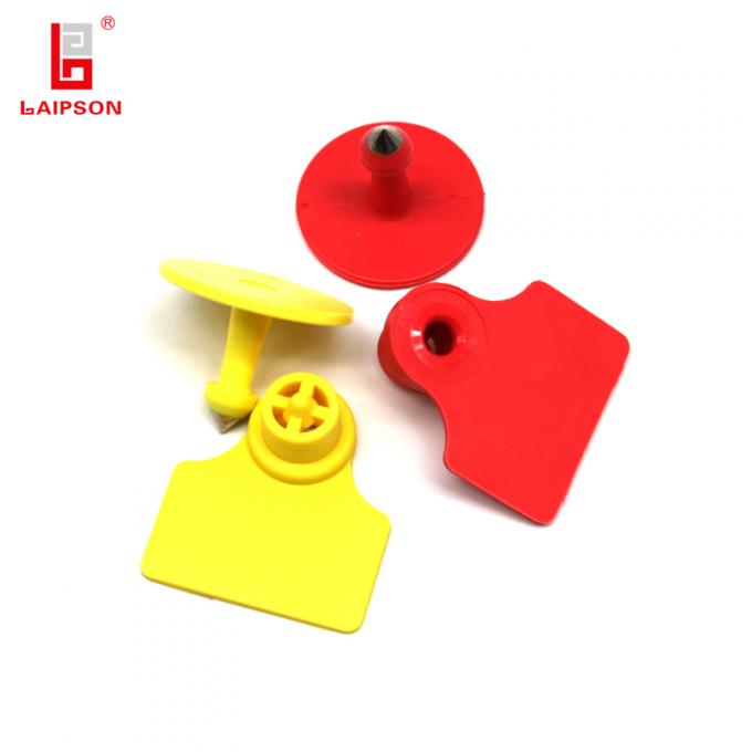 ISO14001 34*32mm Pig Ear Tags For Livestock Ranch Management